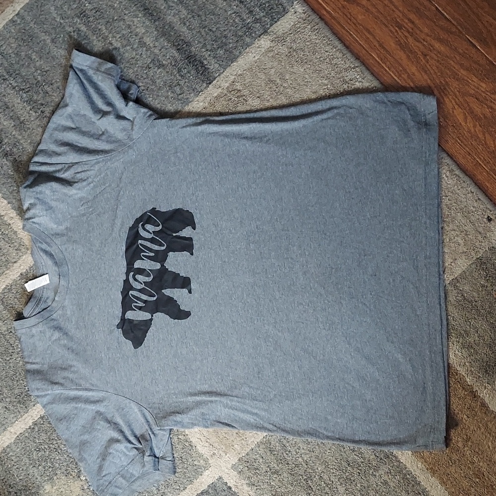 Bella Canvas Heather Gray T-Shirt Mama